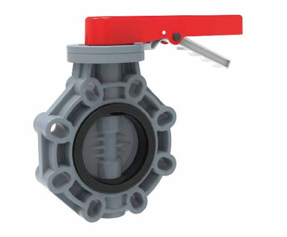 CPVC Handle Butterfly Valve