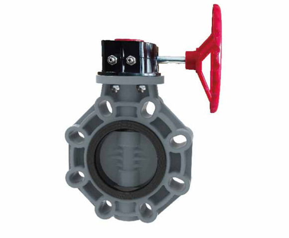 CPVC Gear Butterfly Valve