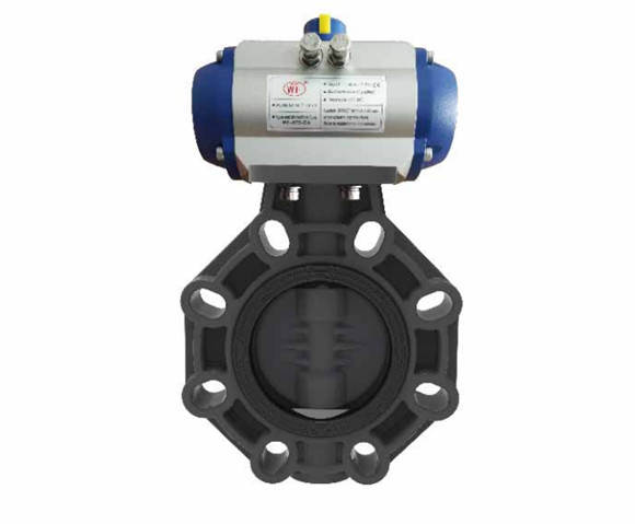 PVC Pneumatic Butterfly Valve