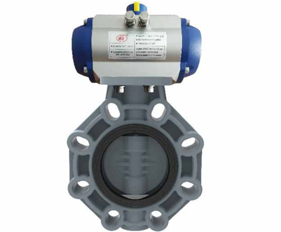 CPVC Actuated Butterfly Valve